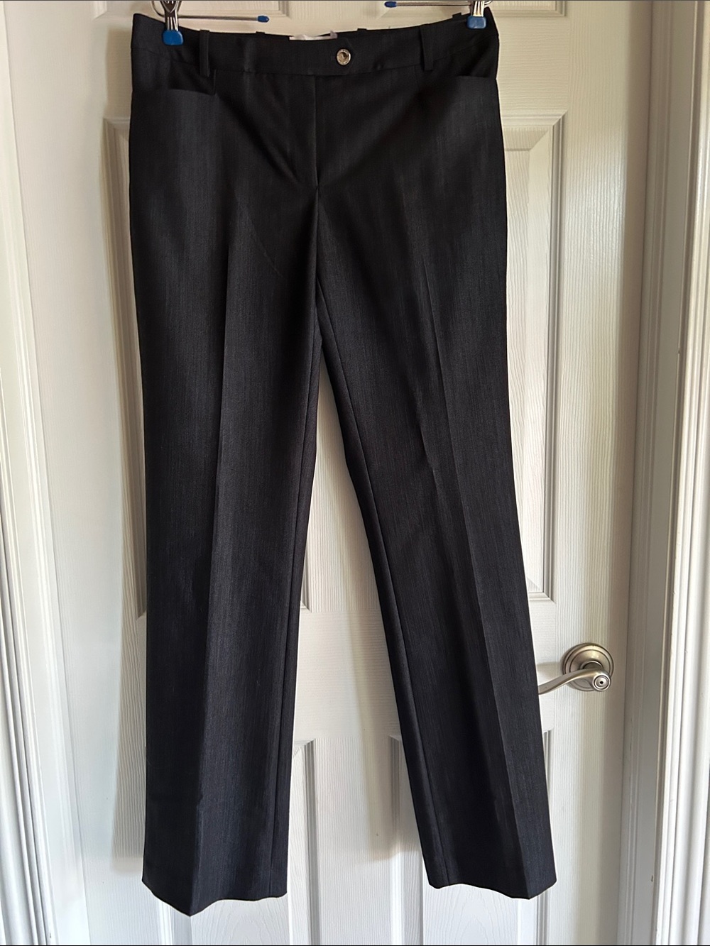 Calvin Klein Grey Straight Leg Dress Pants